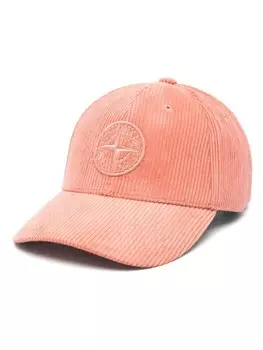 Stone Island вельветовая бейсболка, оранжевый