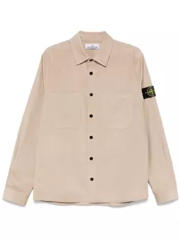 Stone Island вельветовая рубашка, нейтральный