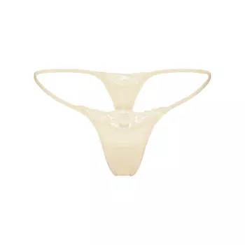 Стринг-стринги SKIMS Fits Everybody Lace, цвет Butter