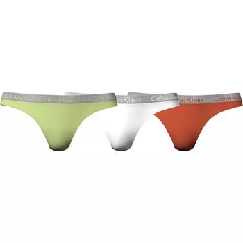 Стринги Calvin Klein 3 шт, разноцветный