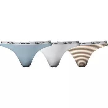 Стринги Calvin Klein 3 шт, разноцветный