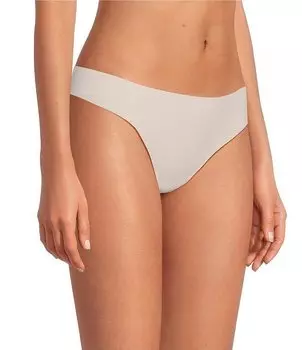 Стринги DKNY Litewear Cut Anywhere, бежевый