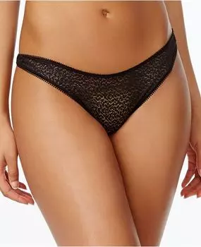 Стринги DKNY Thong Modern Lace, черный