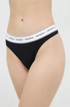 Стринги Guess, черный