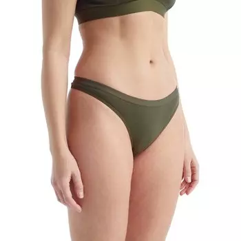 Стринги Icebreaker Siren Merino, зеленый