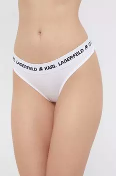 Стринги Karl Lagerfeld, белый