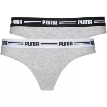 Стринги Puma, пятнистый серый