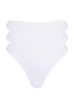 Стринги Sassa Microfaser 3 шт, белый