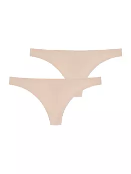 Стринги Schiesser Invisible Lace, бежевый