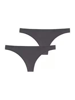 Стринги Schiesser Invisible Lace, графитовый