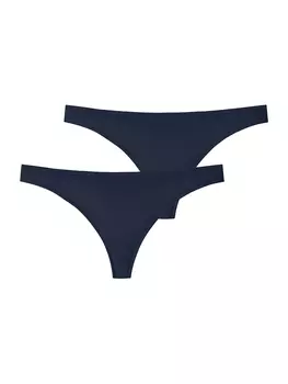 Стринги Schiesser Invisible Lace, темно синий