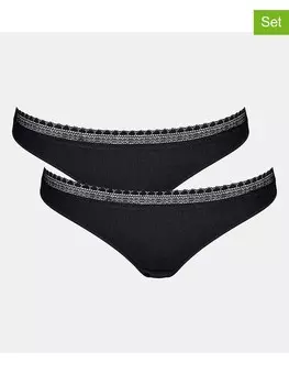 Стринги Sloggi 2er Set s, черный
