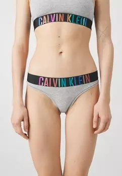 Стринги THONG Calvin Klein Underwear, серый