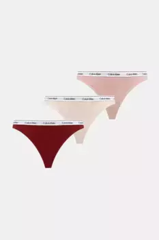 Стринги упаковка из 3 шт Calvin Klein Underwear, розовый