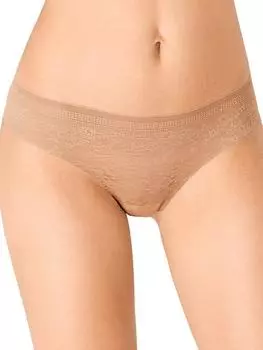 Стринги Zero Lace Hipstring, коньячный цвет Sloggi, бежевый