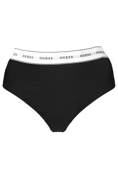 Стринги женские Guess Jeans с логотипом на резинке, черный
