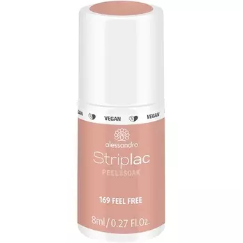 Striplac Peel Or Soak - Feel Free - Led лак для ногтей цвета Nudeton - Для, Alessandro