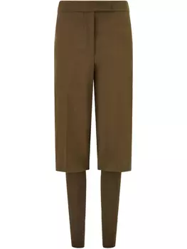 Строгие брюки Ferragamo, зеленый