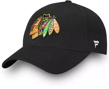 Структурированная регулируемая кепка NHL Chicago Blackhawks Core