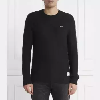 Структурированный свитер обычного кроя Tommy Hilfiger, черный