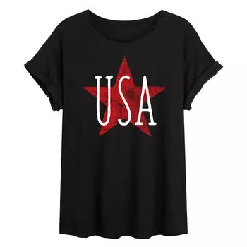 Струящаяся футболка Americana USA Star для юниоров Licensed Character