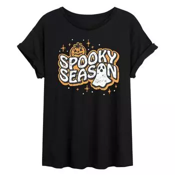 Струящаяся футболка для юниоров Spooky Season Licensed Character, черный