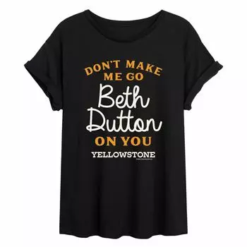 Струящаяся футболка Yellowstone Beth Dutton для юниоров Licensed Character
