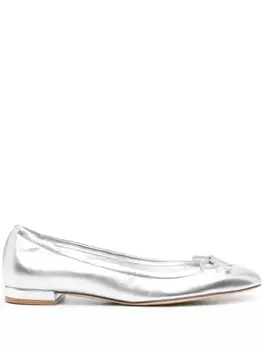 Stuart Weitzman балетки Bria, серебристый