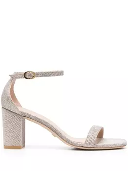 Stuart Weitzman босоножки с ремешком, серебристый