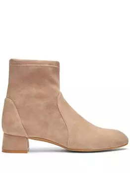 Stuart Weitzman ботильоны Grace Sock 35 мм, нейтральный цвет