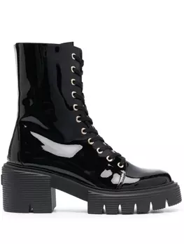 Stuart Weitzman ботильоны Soho 70, черный