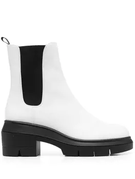 Stuart Weitzman ботинки челси, белый