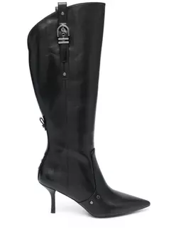 Stuart Weitzman кожаные ботфорты, черный