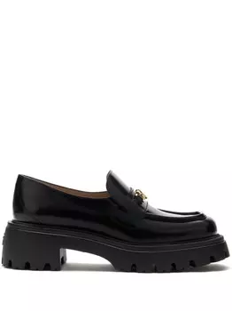 Stuart Weitzman кожаные мокасины, черный