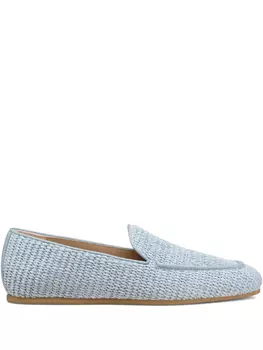 Stuart Weitzman лоферы Lee, синий