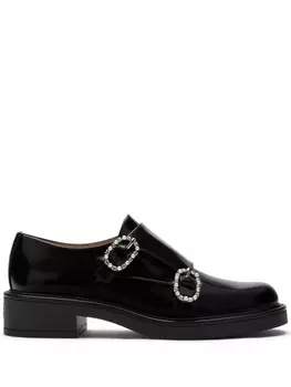 Stuart Weitzman мокасины Leighton, черный