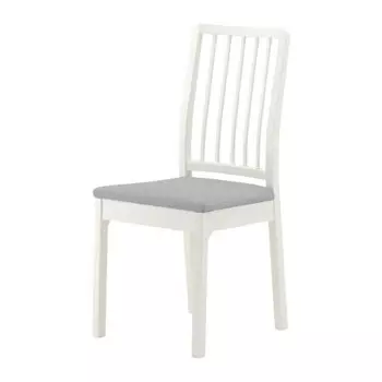 Стул Ikea Ekedalen, белый/светло-серый
