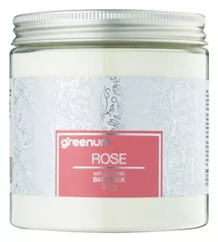 Сухое молоко для ванн Greenum Rose