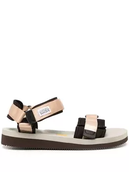 Suicoke сандалии Cel-V на липучках, серый