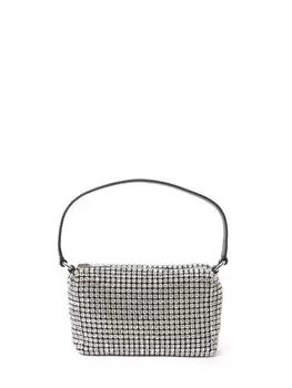 Сумка Alexander Wang Heiress medium, серебряный
