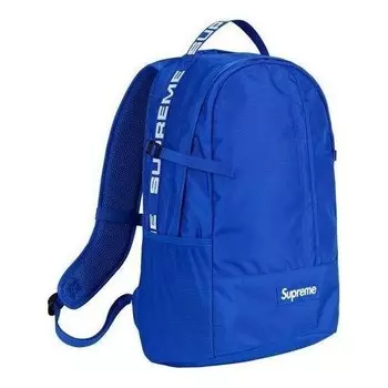 Сумка backpack 'blue white' Supreme, синий