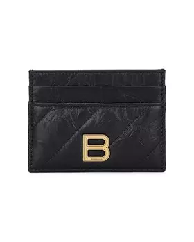 Сумка Balenciaga Crush Card Holder, черный
