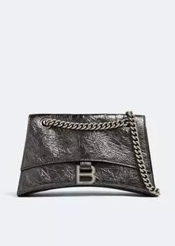 Сумка Balenciaga Crush Small Chain, металлик