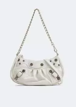 Сумка BALENCIAGA Le Cagole mini chain bag, белый