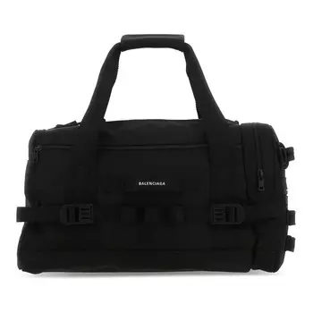 Сумка Balenciaga Logo Patch Army Duffle, черный