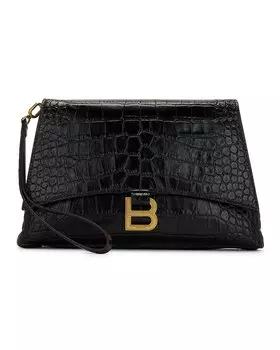 Сумка Balenciaga Medium Crush Pochette, черный