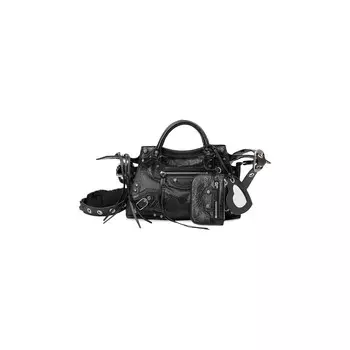 Сумка Balenciaga Neo Cagole Xs, черная