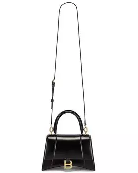 Сумка Balenciaga Small Hourglass Top Handle, черный
