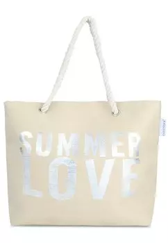 Сумка BEACH BAG Normani, цвет beige, silver-coloured