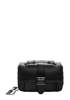 Сумка BUCKLED PULL&BEAR, цвет black